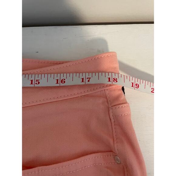 Ana Orange Preppy Pants Womens Size 16 Skinny Leg Ankle Peach Khakis Trousers - Picture 10 of 12